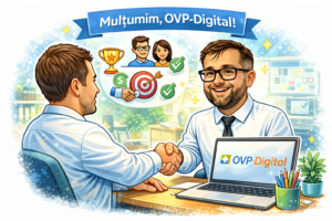 Realizare website profesionistă – experiența noastră alături de OVP-Digital